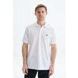 Ar-ma Erkek Polo Yaka Tişört Baskisiz Basic Örme Kumaş Regular Fit%100 Pamuk 30/1 Çift Toplama Penye Pike Y29374354102 Beyaz-B1