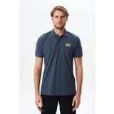 Ar-ma Erkek Polo Yaka Tişört Baskisiz Basic Örme Kumaş Regular Fit%100 Pamuk 30/1 Çift Toplama Penye Pike Y29374355402 Gri-G3
