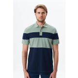 Ar-ma Erkek Polo Yaka Tişört Baskisiz Basic Örme Kumaş Regular Fit%100 Pamuk 30/1 Çift Toplama Penye Pike Y29374356102 Yeşil-Y2