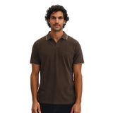 Ar-ma Erkek Polo Yaka Tişört Baskisiz Basic Örme Kumaş Regular Fit%100 Pamuk 30/1 Çift Toplama Penye Pike Y31374356702 Haki-H4