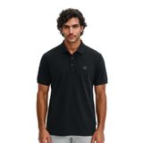 Ar-ma Erkek Polo Yaka Tişört Baskisiz Basic Örme Kumaş Regular Fit%100 Pamuk 30/1 Çift Toplama Penye Pike Y31374357302 Siyah-S1