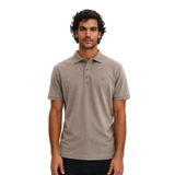 Ar-ma Erkek Polo Yaka Tişört Baskisiz Basic Örme Kumaş Regular Fit%100 Pamuk 30/1 Çift Toplama Penye Pike Y31374357302 Vizon-V1
