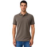 Ar-ma Erkek Polo Yaka Tişört Baskisiz Basic Örme Kumaş Regular Fit%100 Pamuk 30/1 Çift Toplama Penye Pike Y31374357402 Haki-H4