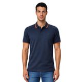 Ar-ma Erkek Polo Yaka Tişört Baskisiz Basic Örme Kumaş Regular Fit%100 Pamuk 30/1 Çift Toplama Penye Pike Y31374357402 Lacivert-L1