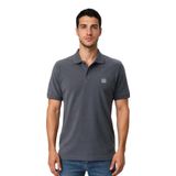 Ar-ma Erkek Polo Yaka Tişört Baskisiz Basic Örme Kumaş Regular Fit%100 Pamuk 30/1 Çift Toplama Penye Pike Y31374358002 Gri-G3
