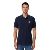 Ar-ma Erkek Polo Yaka Tişört Baskisiz Basic Örme Kumaş Regular Fit%100 Pamuk 30/1 Çift Toplama Penye Pike Y31374358002 Lacivert-L1