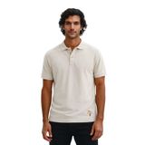 Ar-ma Erkek Polo Yaka Tişört Baskisiz Basic Örme Kumaş Regular Fit%100 Pamuk 30/1 Çift Toplama Penye Pike Y31374358202 Bej-B1