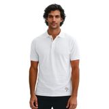 Ar-ma Erkek Polo Yaka Tişört Baskisiz Basic Örme Kumaş Regular Fit%100 Pamuk 30/1 Çift Toplama Penye Pike Y31374358202 Beyaz-B1