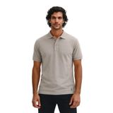Ar-ma Erkek Polo Yaka Tişört Baskisiz Basic Örme Kumaş Regular Fit%100 Pamuk 30/1 Çift Toplama Penye Pike Y31374358202 Gri-Bej G8