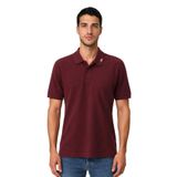 Ar-ma Erkek Polo Yaka Tişört Baskisiz Basic Örme Kumaş Regular Fit%100 Pamuk 30/1 Çift Toplama Penye Pike Y31374358302 Bordo-B1