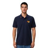 Ar-ma Erkek Polo Yaka Tişört Baskisiz Basic Örme Kumaş Regular Fit%100 Pamuk 30/1 Çift Toplama Penye Pike Y31374358602 Lacivert-L1