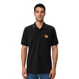 Ar-ma Erkek Polo Yaka Tişört Baskisiz Basic Örme Kumaş Regular Fit%100 Pamuk 30/1 Çift Toplama Penye Pike Y31374358602 Siyah-S1