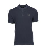 Ar-ma Erkek Polo Yaka Tişört Baskisiz Basic Örme Kumaş Regular Fit%100 Pamuk 30/1 Çift Toplama Penye Pike Y9TYO7332 Lacivert-L1