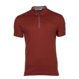 Ar-ma Erkek Polo Yaka Tişört Baskisiz Basic Sol Göğüs Cepli Örme Kumaş Regular Fit%100 Pamuk 30/1 Penye Süprem Y9TYO7614 Pembe-P4