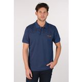 Ar-ma Erkek Polo Yaka Tişört Resim Baskili Örme Kumaş Regular Fit%100 Pamuk 30/1 Çift Toplama Penye Pike Y22374350101 Lacivert-L1