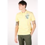 Ar-ma Erkek Polo Yaka Tişört Resim Baskili Örme Kumaş Regular Fit%100 Pamuk 30/1 Çift Toplama Penye Pike Y22374350301 Sarı-S1