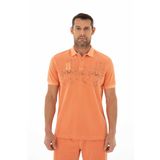Ar-ma Erkek Polo Yaka Tişört Resim Baskili Örme Kumaş Regular Fit%100 Pamuk 30/1 Çift Toplama Penye Pike Y25374376201 Pembe-P2