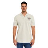 Ar-ma Erkek Polo Yaka Tişört Resim Baskili Örme Kumaş Regular Fit%100 Pamuk 30/1 Çift Toplama Penye Pike Y31374357702 Bej-B1