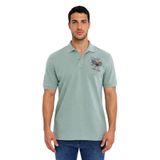 Ar-ma Erkek Polo Yaka Tişört Resim Baskili Örme Kumaş Regular Fit%100 Pamuk 30/1 Çift Toplama Penye Pike Y31374357702 Yeşil-Y2