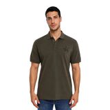 Ar-ma Erkek Polo Yaka Tişört Resim Baskili Örme Kumaş Regular Fit%100 Pamuk 30/1 Çift Toplama Penye Pike Y31374357802 Haki-H4