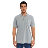 Ar-ma Erkek Polo Yaka Tişört Resim Baskili Örme Kumaş Regular Fit%100 Pamuk 30/1 Çift Toplama Penye Pike Y31374358402 Gri-G2