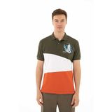 Ar-ma Erkek Polo Yaka Tişört Resim Baskili Örme Kumaş Regular Fit%95 Pamuk%5 Likra 30/1 Tek Toplama Licrali Pike Y25374306901 Haki-H1