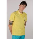 Ar-ma Erkek Polo Yaka Tişört Yazi Baskili Örme Kumaş Regular Fit%100 Pamuk 30/1 Çift Toplama Penye Pike Y22374375301 Sarı-S1