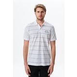 Ar-ma Erkek Polo Yaka Tişört Yazi Baskili Örme Kumaş Regular Fit%100 Pamuk 30/1 Çift Toplama Penye Pike Y29374355702 Beyaz-B1