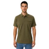 Ar-ma Erkek Polo Yaka Tişört Yazi Baskili Örme Kumaş Regular Fit%100 Pamuk 30/1 Çift Toplama Penye Pike Y31374357902 Haki-H1