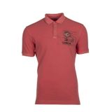 Ar-ma Erkek Polo Yaka Tişört Yazi Baskili Örme Kumaş Regular Fit%100 Pamuk 30/1 Çift Toplama Penye Pike Y9TYO7337 Pembe-P5