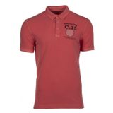 Ar-ma Erkek Polo Yaka Tişört Yazi Baskili Örme Kumaş Regular Fit%100 Pamuk 30/1 Çift Toplama Penye Pike Y9TYO7338 Pembe-P5