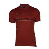 Ar-ma Erkek Polo Yaka Tişört Yazi Baskili Örme Kumaş Regular Fit%100 Pamuk 30/1 Penye Süprem Y9TYO7617 Pembe-P4