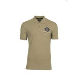Ar-ma Erkek Polo Yaka Tişört Yazi Baskili Örme Kumaş Regular Fit%95 Pamuk%5 Likra 30/1 Tek Toplama Licrali Pike Y0TYO2653 Haki-H1
