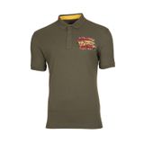 Ar-ma Erkek Polo Yaka Tişört Yazi Baskili Örme Kumaş Regular Fit%95 Pamuk%5 Likra 30/1 Tek Toplama Licrali Pike Y0TYO2655 Haki-H4
