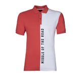 Ar-ma Erkek Polo Yaka Tişört Yazi Baskili Örme Kumaş Regular Fit%95 Pamuk%5 Likra 30/1 Tek Toplama Licrali Pike Y0TYO2694 Pembe-P5