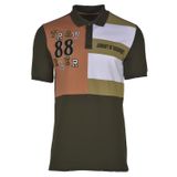 Ar-ma Erkek Polo Yaka Tişört Yazi Baskili Örme Kumaş Regular Fit%95 Pamuk%5 Likra 30/1 Tek Toplama Licrali Pike Y21374269701 Haki-H1