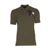 Ar-ma Erkek Polo Yaka Tişört Yazi Baskili Örme Kumaş Regular Fit%95 Pamuk%5 Likra 30/1 Tek Toplama Licrali Pike Y21374271401 Haki-H4