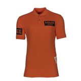 Ar-ma Erkek Polo Yaka Tişört Yazi Baskili Örme Kumaş Regular Fit%95 Pamuk%5 Likra 30/1 Tek Toplama Licrali Pike Y21374271601 Turuncu-T1