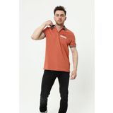 Ar-ma Erkek Polo Yaka Tişört Yazi Baskili Örme Kumaş Regular Fit%95 Pamuk%5 Likra 30/1 Tek Toplama Licrali Pike Y22374300601 Pembe-P4
