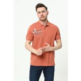 Ar-ma Erkek Polo Yaka Tişört Yazi Baskili Örme Kumaş Regular Fit%95 Pamuk%5 Likra 30/1 Tek Toplama Licrali Pike Y22374300701 Pembe-P4