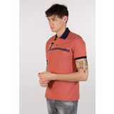 Ar-ma Erkek Polo Yaka Tişört Yazi Baskili Örme Kumaş Regular Fit%95 Pamuk%5 Likra 30/1 Tek Toplama Licrali Pike Y22374300801 Pembe-P4