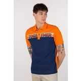 Ar-ma Erkek Polo Yaka Tişört Yazi Baskili Örme Kumaş Regular Fit%95 Pamuk%5 Likra 30/1 Tek Toplama Licrali Pike Y22374301401 Turuncu-T1
