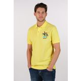 Ar-ma Erkek Polo Yaka Tişört Yazi Baskili Örme Kumaş Regular Fit%95 Pamuk%5 Likra 30/1 Tek Toplama Licrali Pike Y22374302001 Sarı-S1