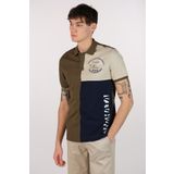 Ar-ma Erkek Polo Yaka Tişört Yazi Baskili Örme Kumaş Regular Fit%95 Pamuk%5 Likra 30/1 Tek Toplama Licrali Pike Y22374303101 Haki-H1