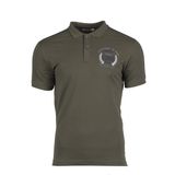 Ar-ma Erkek Polo Yaka Tişört Yazi Baskili Örme Kumaş Regular Fit%95 Pamuk%5 Likra 30/1 Tek Toplama Licrali Pike Y9TYO7949 Haki-H1