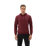 Ar-ma Erkek Sweatshirt Regular Fit Kapüşonlu%70 Pamuk%30 Polyester 3 İplik Kanguru Cepli Baskısız K24254928801 Bordo-B1