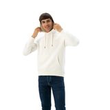 Ar-ma Erkek Sweatshirt Regular Fit Kapüşonlu%70 Pamuk%30 Polyester 3 İplik Kanguru Cepli Baskısız K24254928801 Ekru-E1