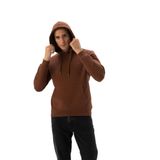 Ar-ma Erkek Sweatshirt Regular Fit Kapüşonlu%70 Pamuk%30 Polyester 3 İplik Kanguru Cepli Baskısız K24254928801 Kahverengi-K1