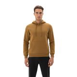 Ar-ma Erkek Sweatshirt Regular Fit Kapüşonlu%70 Pamuk%30 Polyester 3 İplik Kanguru Cepli Baskısız K24254928801 Kahverengi-K3