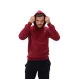 Ar-ma Erkek Sweatshirt Regular Fit Kapüşonlu%70 Pamuk%30 Polyester 3 İplik Kanguru Cepli Baskısız K24254928801 Kırmızı-K1